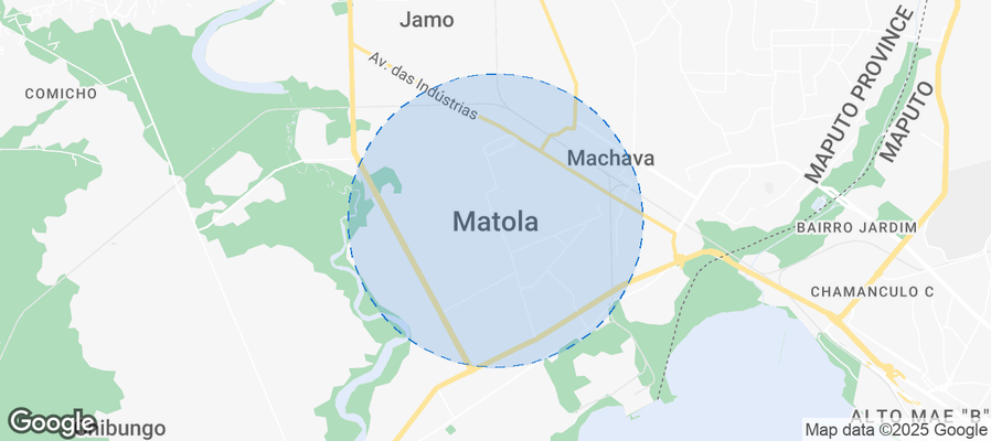 Matola Airbnb map
